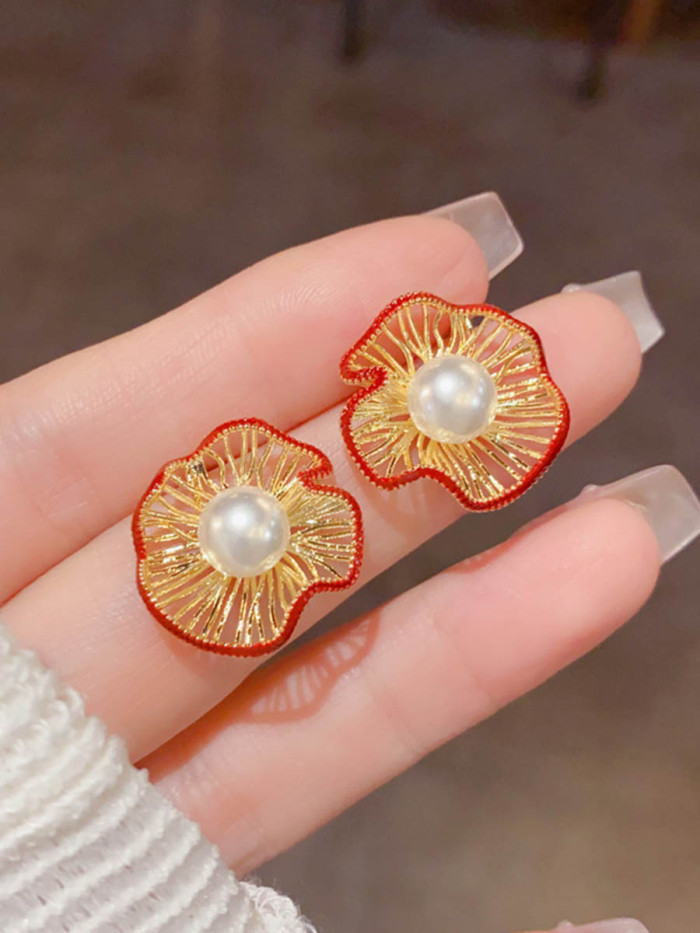 ✨Geometric Floral Earrings | Daily Wear & Dating | Trendy Women Jewelry