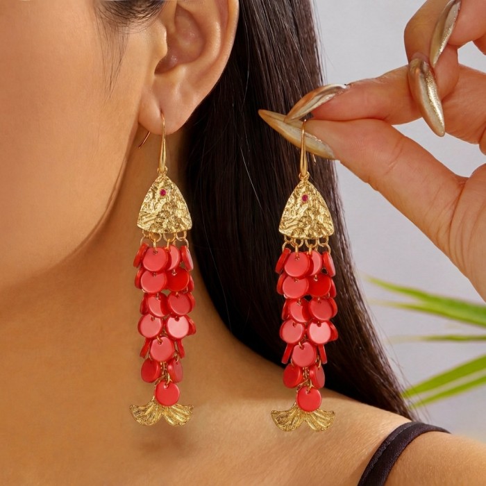 ✨Tassel Animal Drop Earrings | Daily Outing & Date Night | Cute Statement Ear Jewelry