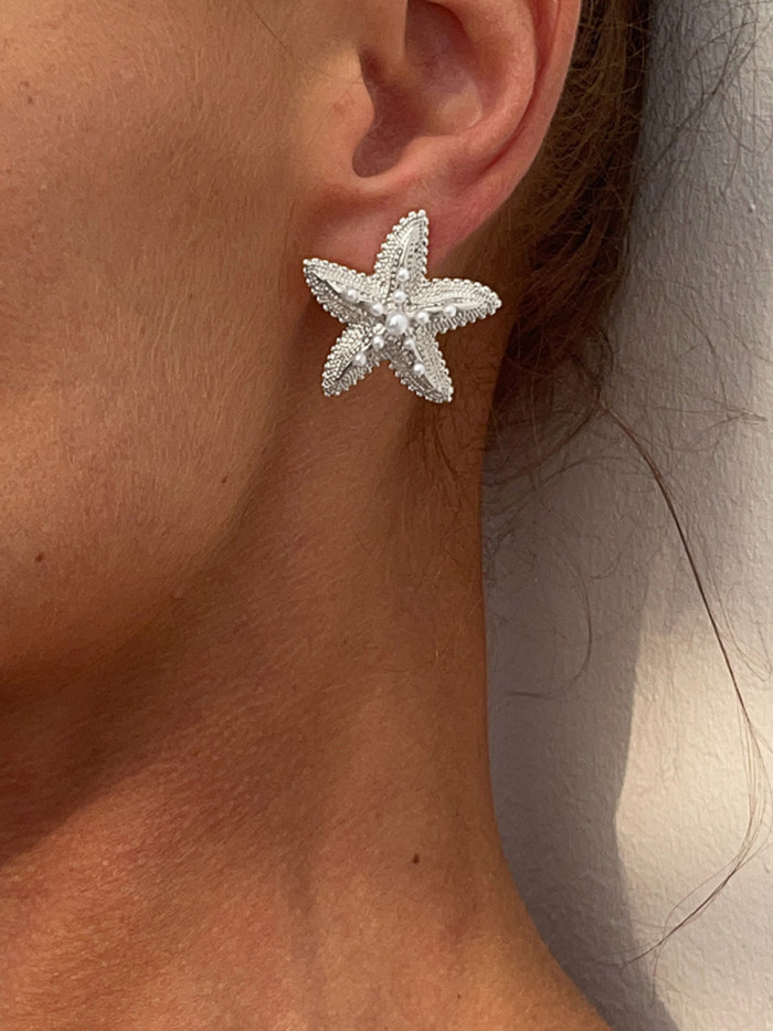 ✨Starfish Shaped Earrings | Beach Trip & Daily Wear | Cute Summer Ear Jewelry