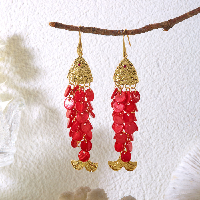 ✨Tassel Animal Drop Earrings | Daily Outing & Date Night | Cute Statement Ear Jewelry