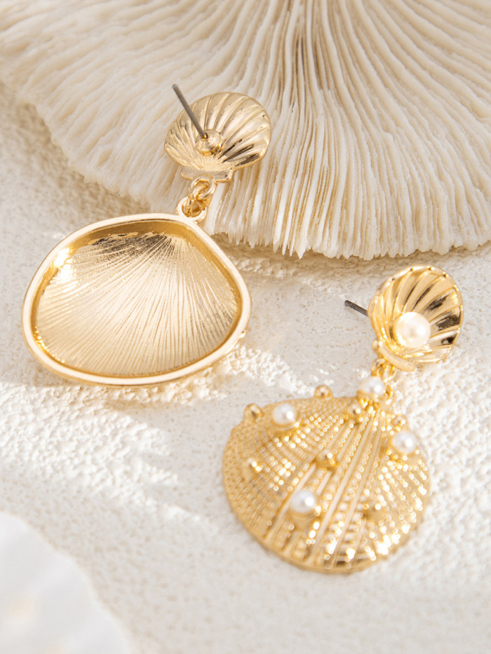 🌊Seashell Shaped Earrings | Beach Vacation & Daily Wear | Coastal Summer Ear Jewelry