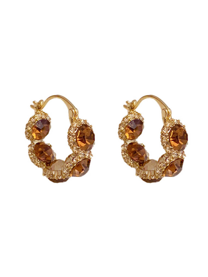 ✨Rhinestone Geometric Earrings | Party & Date Night | Sparkly Elegant Ear Jewelry