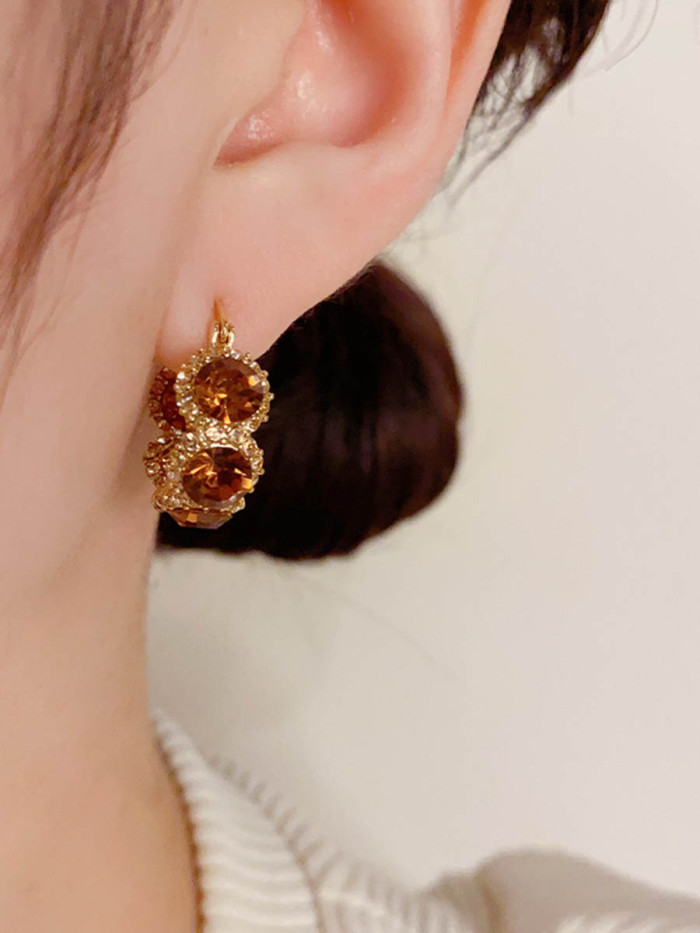 ✨Rhinestone Geometric Earrings | Party & Date Night | Sparkly Elegant Ear Jewelry