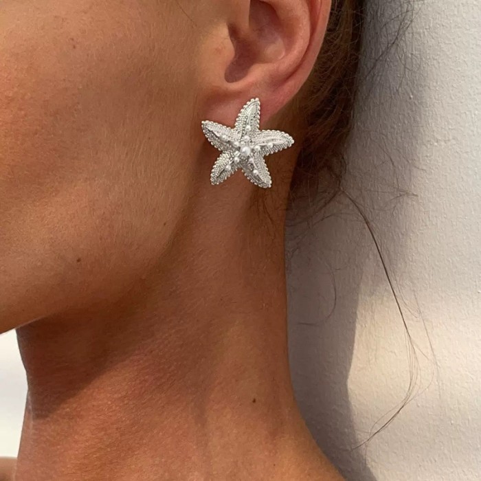 ✨Starfish Shaped Earrings | Beach Trip & Daily Wear | Cute Summer Ear Jewelry