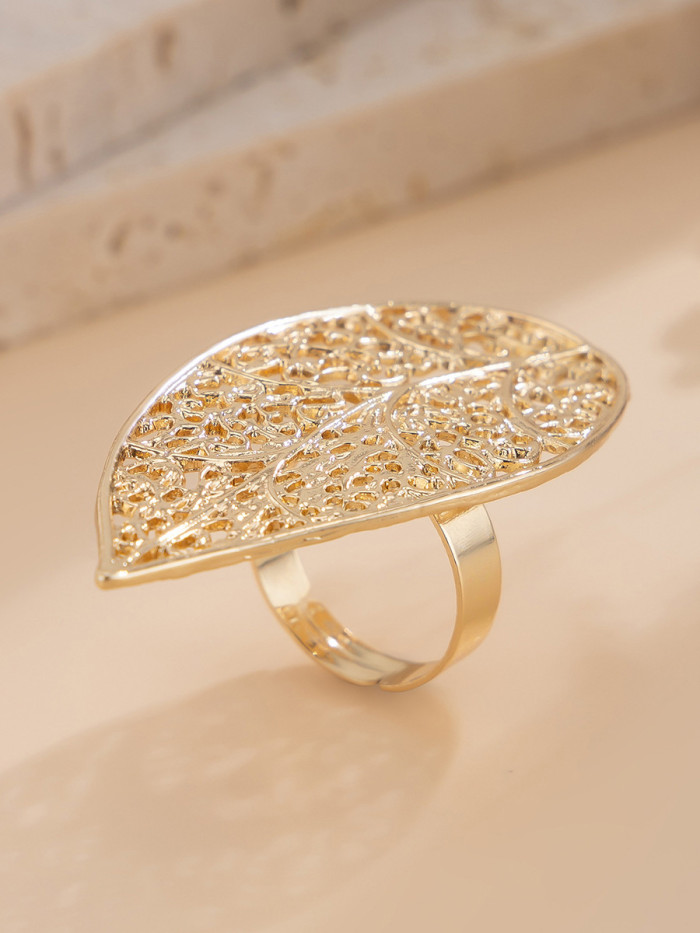 🍃Leaf Shape Rings | Daily Wear & Brunch | Minimal Nature Inspired Jewelry