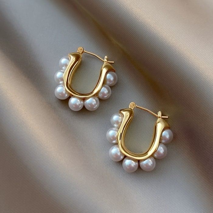 Personality Exquisite Hoop Earrings for Casual Dates and Friend Gatherings