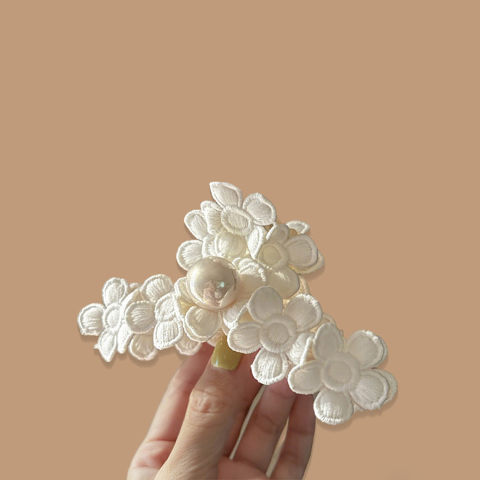 Anti-Slip Floral Hair Claw Clip for Women Spring Summer Daily & Party Accessories