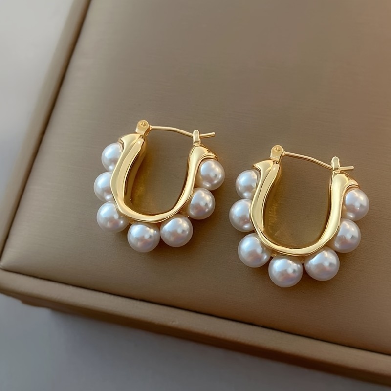 Personality Exquisite Hoop Earrings for Casual Dates and Friend Gatherings
