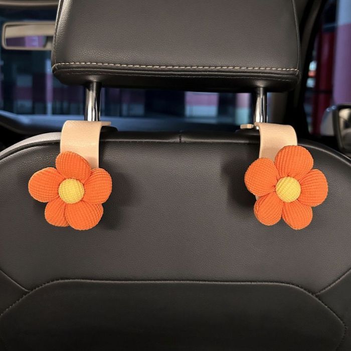 Cartoon Bear Auto Accessory Hook Holding Handbags Umbrellas for Short Errands and Carpool
