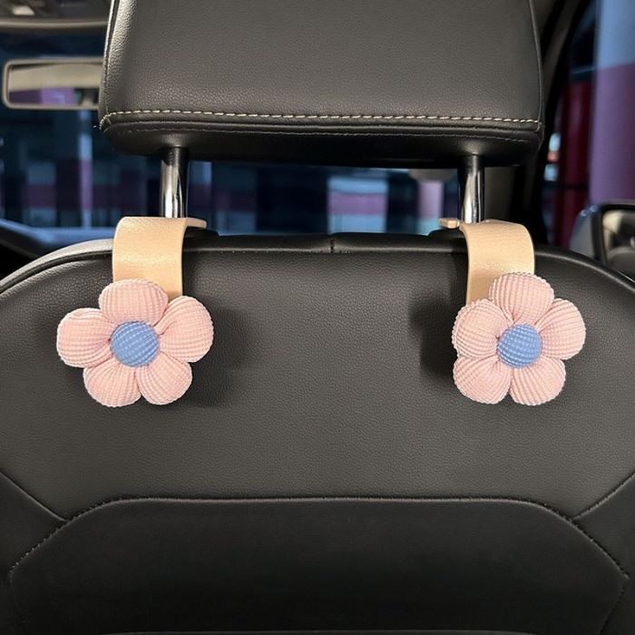 Cartoon Bear Auto Accessory Hook Holding Handbags Umbrellas for Short Errands and Carpool