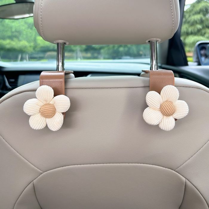 Cartoon Bear Auto Accessory Hook Holding Handbags Umbrellas for Short Errands and Carpool