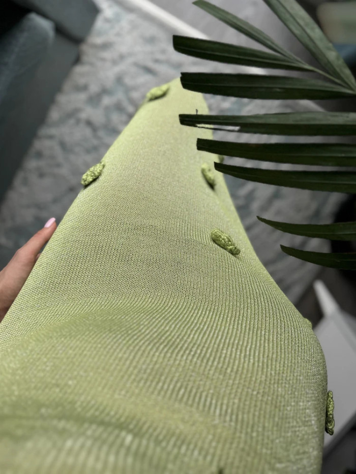 3D Floral Sleeveless Backless Slim Knit Slip Dress | Sexy Beach Vacation Women Dress