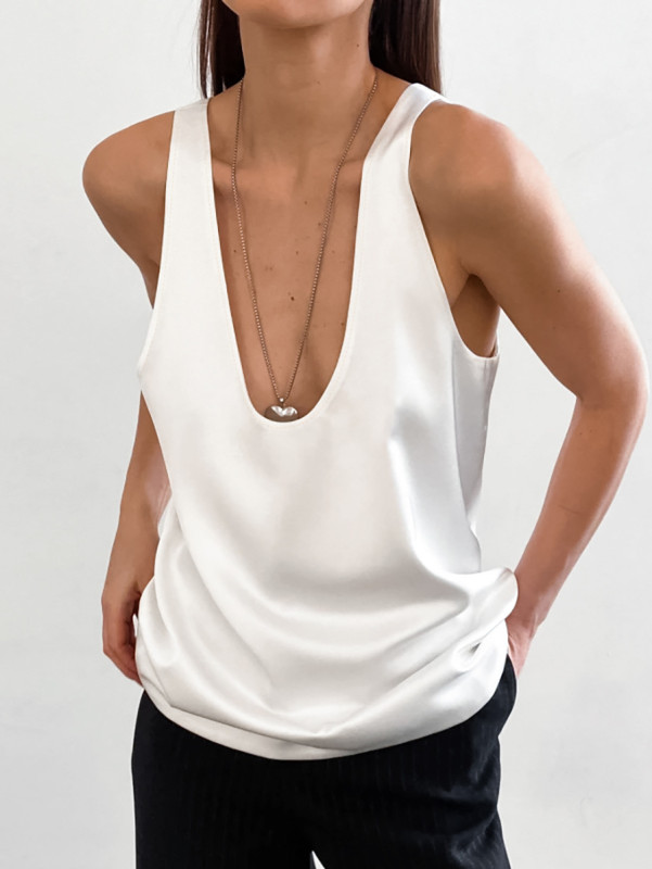 Solid Sleeveless Tank Top | Soft Breathable Summer Women Basic Vest