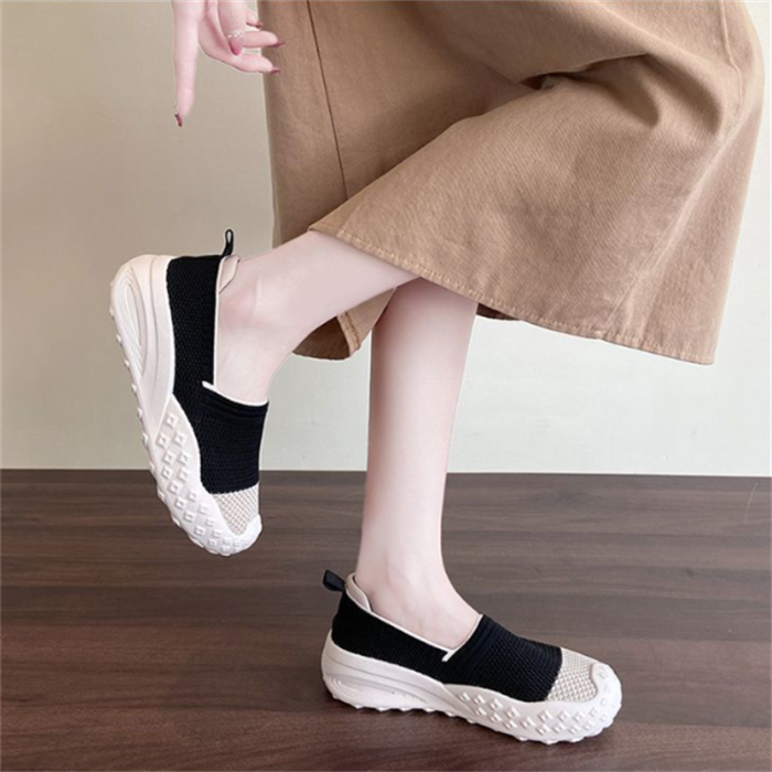 Breathable Hollow Mesh Slip-On Fisherman Shoes For Women Summer Daily Casual