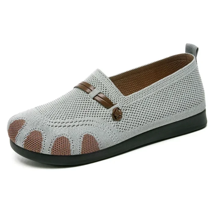 Mesh Knit Slip-On Loafers For Daily Walking Spring Casual