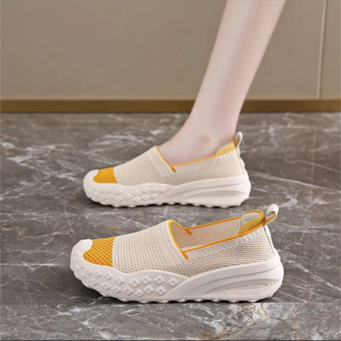 Breathable Hollow Mesh Slip-On Fisherman Shoes For Women Summer Daily Casual