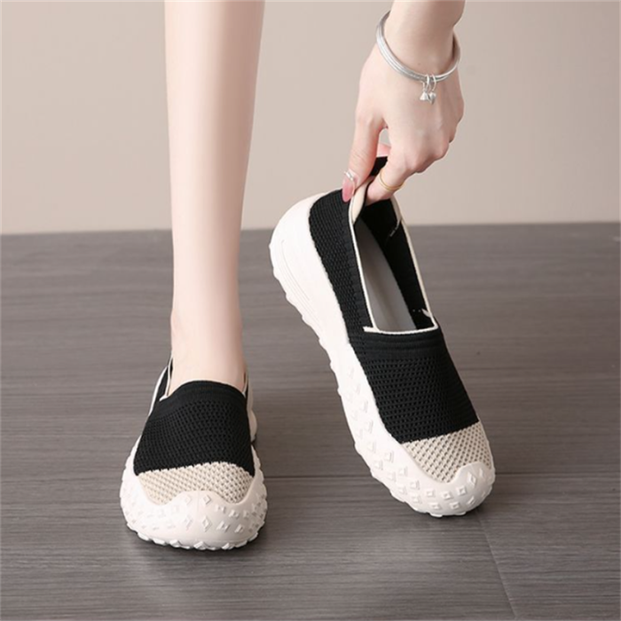 Breathable Hollow Mesh Slip-On Fisherman Shoes For Women Summer Daily Casual