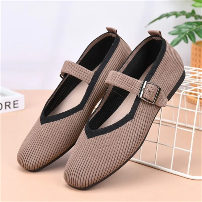 Breathable Mesh Slip-On Flat Shoes For Daily Casual Walking