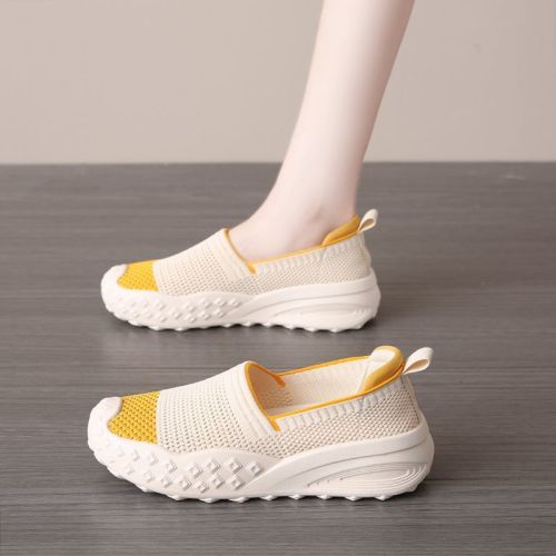 Breathable Hollow Mesh Slip-On Fisherman Shoes For Women Summer Daily Casual