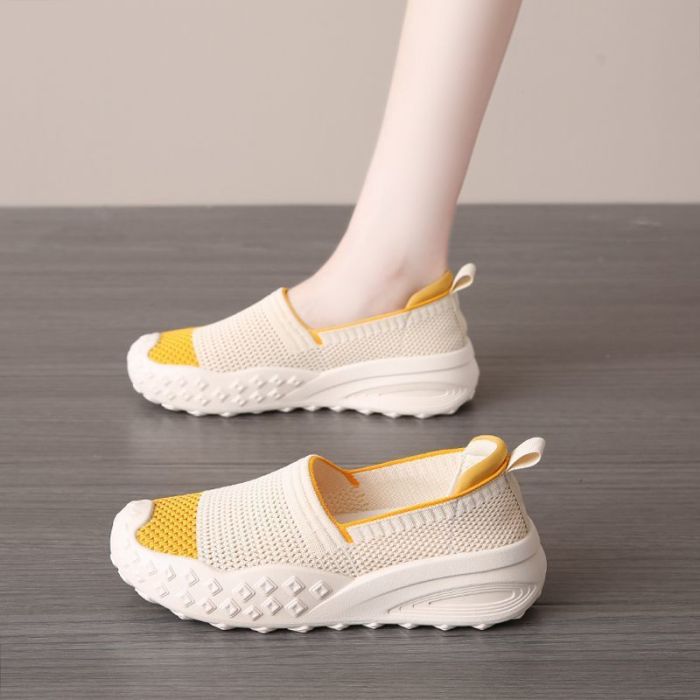 Breathable Hollow Mesh Slip-On Fisherman Shoes For Women Summer Daily Casual