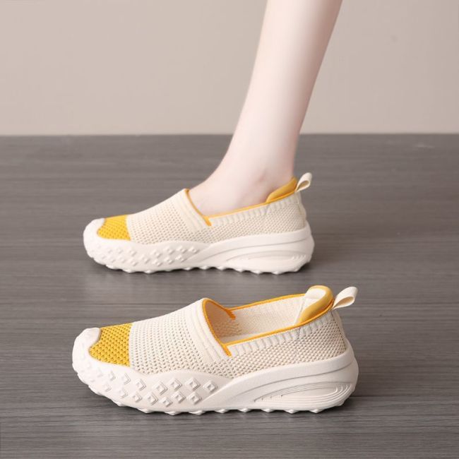 Breathable Hollow Mesh Slip-On Fisherman Shoes For Women Summer Daily Casual