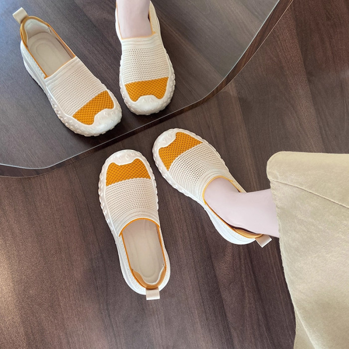 Breathable Hollow Mesh Slip-On Fisherman Shoes For Women Summer Daily Casual