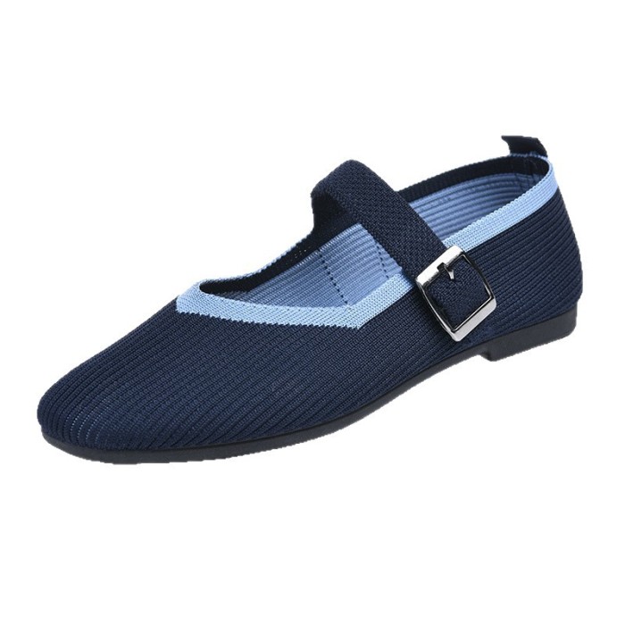 Breathable Mesh Slip-On Flat Shoes For Daily Casual Walking