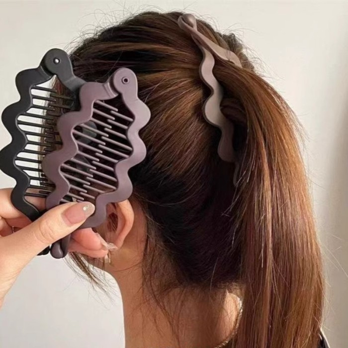 3-Pack Matte Solid Anti-Slip Banana Hair Clips For Thick Hair Daily Wear And Casual Gatherings