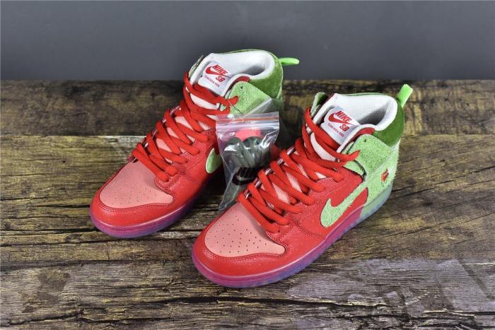 Nike SB Dunk High Strawberry Cough