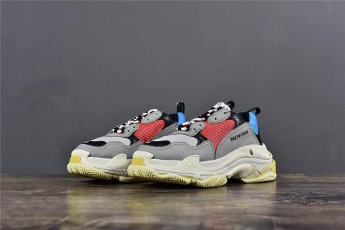 Balenciaga Triple S Grey Red Blue (2018 Reissue)