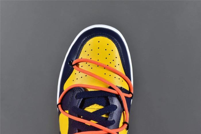 Nike Dunk Low Off-White University Gold Midnight Navy