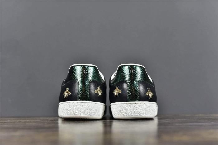 Gucci Ace Embroidered Bees and Stars (Black)