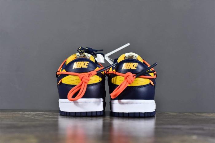 Nike Dunk Low Off-White University Gold Midnight Navy