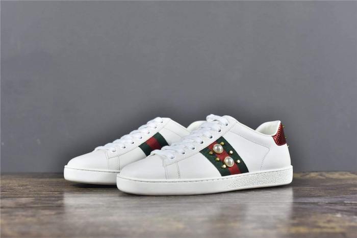 Gucci Ace Studded Pearl