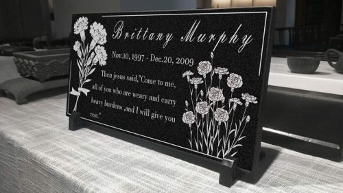 in-loving-memory-of-custom-name-memorial-personalized-grave-stone-marker-granite-plaque---carnation