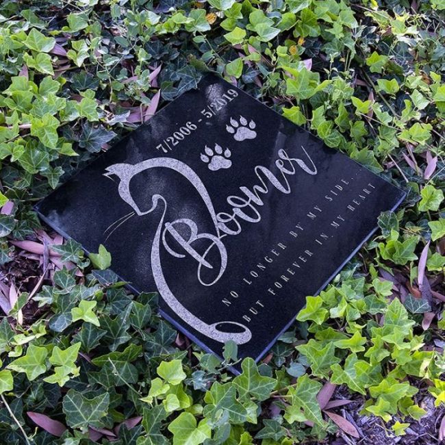 personalized-cat-memorial-stones-customized-pet-headstones---no-longer-by-my-side-forever-in-my-heart-4