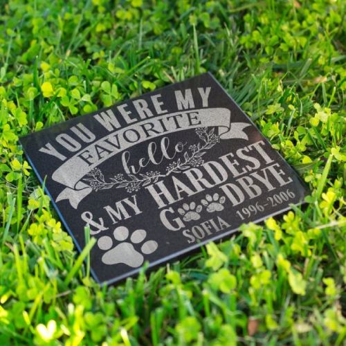 personalized-pet-memorial-stone-granite---my-hardest-goodbye-engraved-headstone-3