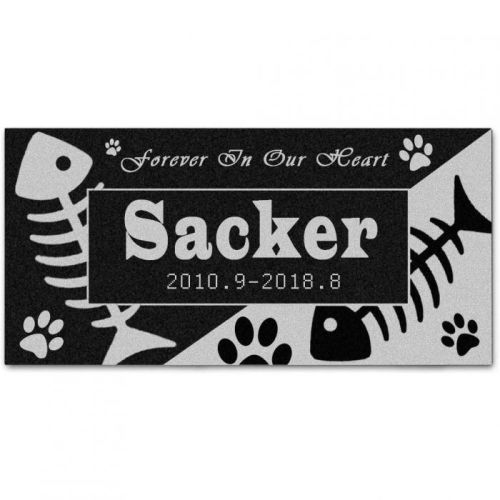 personalized-memorial-stone-plaque-for-cats---durable-water-proof-pet-headstone--garden-grave-marker---fish-bone