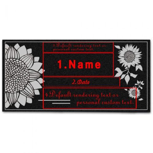 in-loving-memory-of-custom-name-memorial-personalized-grave-stone-marker-granite-plaque---sunflower