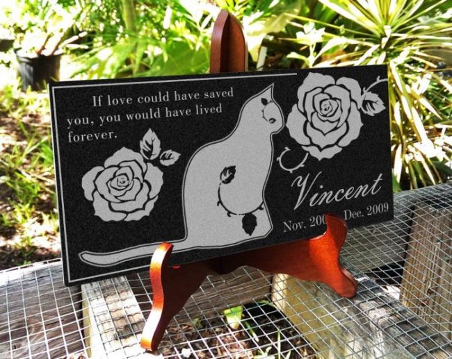 personalized-memorial-stone-plaque-for-cats---durable-water-proof-pet-headstone--garden-grave-marker--cat-and-rose