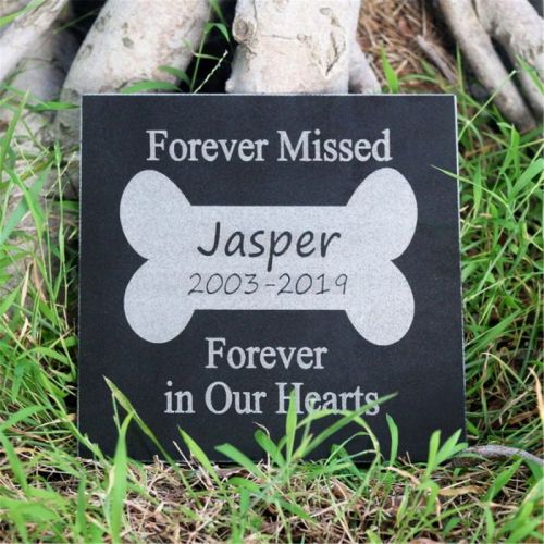 personalized-dog-memorial-stone-engraving‎-bone---forever-in-our-hearts