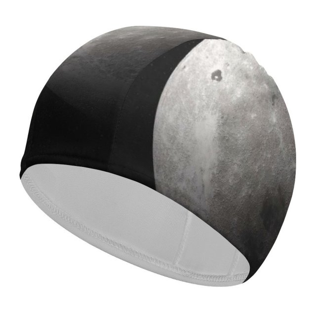 Swimming Cap PIROD Space Black Dark  Planet Elastic,suitable for long and short hair