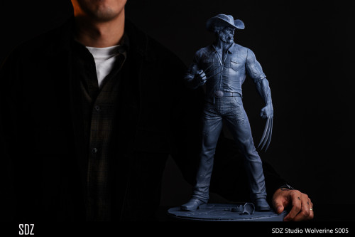 In stock Marvel X-Men SDZ studio Wolverine Logan 1/4 Scale Statue Polystone figure 2PCS Head sculpt