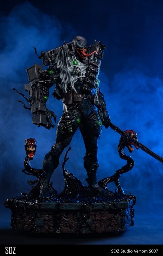 In stock  SDZ Studio VENOM S007 Fully armed VENOM 1/4 scale Polystone statue