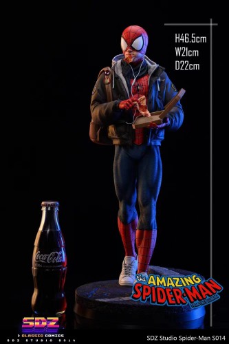 sell out exhibit SDZ Studio Spider-Man Holiday S014 spiderman 1/4 scale Polystone statue