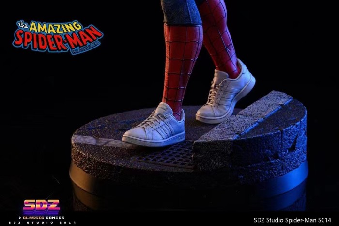 sell out exhibit SDZ Studio Spider-Man Holiday S014 spiderman 1/4 scale Polystone statue