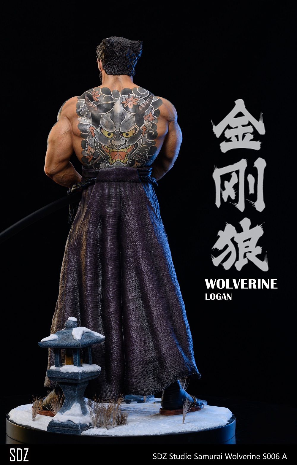 BANDAI - LOGAN♥︎∗*ﾟ In stock Marvel X-Men Logan SDZ Studio Samurai Wolverine 1/4