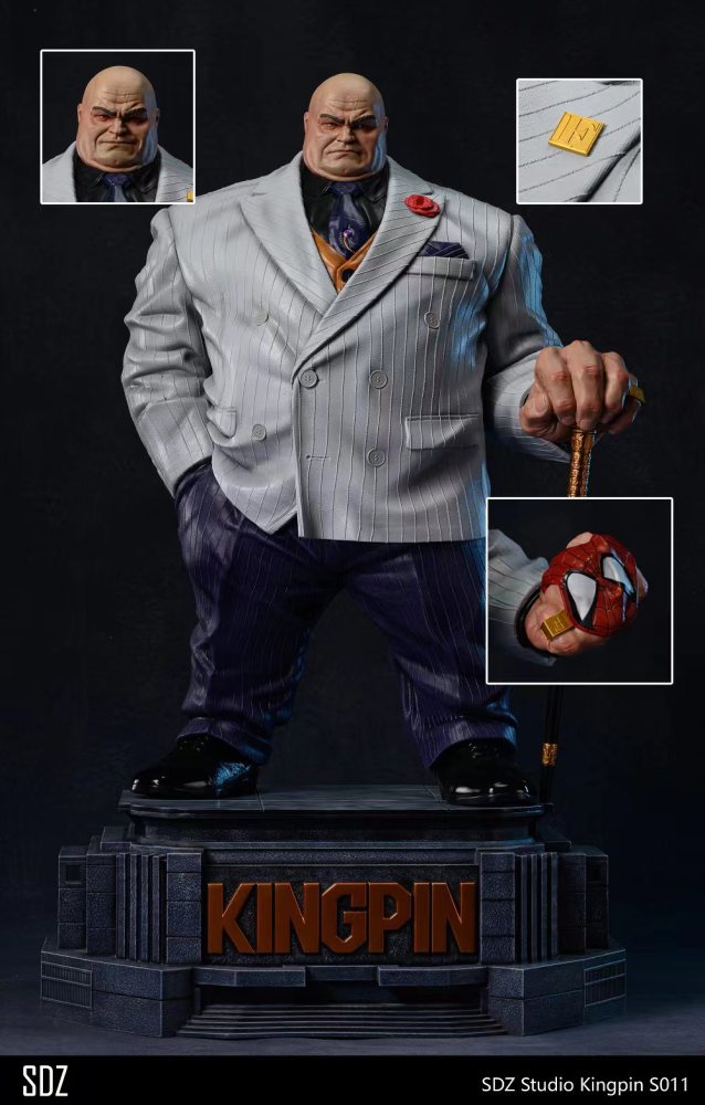 sell out exhibit SDZ studio Spider-Man Kingpin 1/4 scale Polystone statue S011  Please consult inventory before purchase at the end of sales!