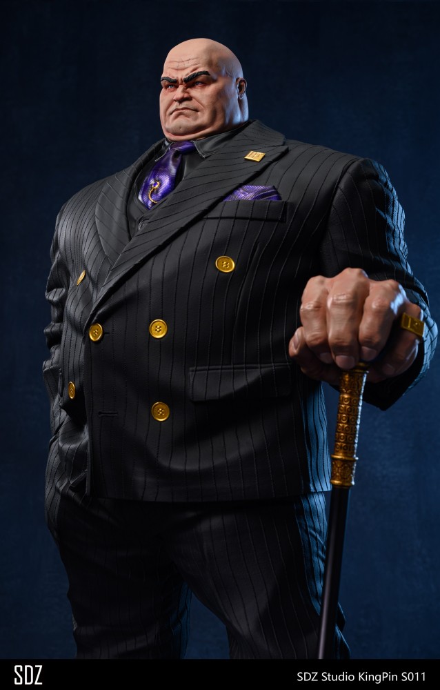 sell out exhibit SDZ studio Spider-Man Kingpin 1/4 scale Polystone statue S011  Please consult inventory before purchase at the end of sales!