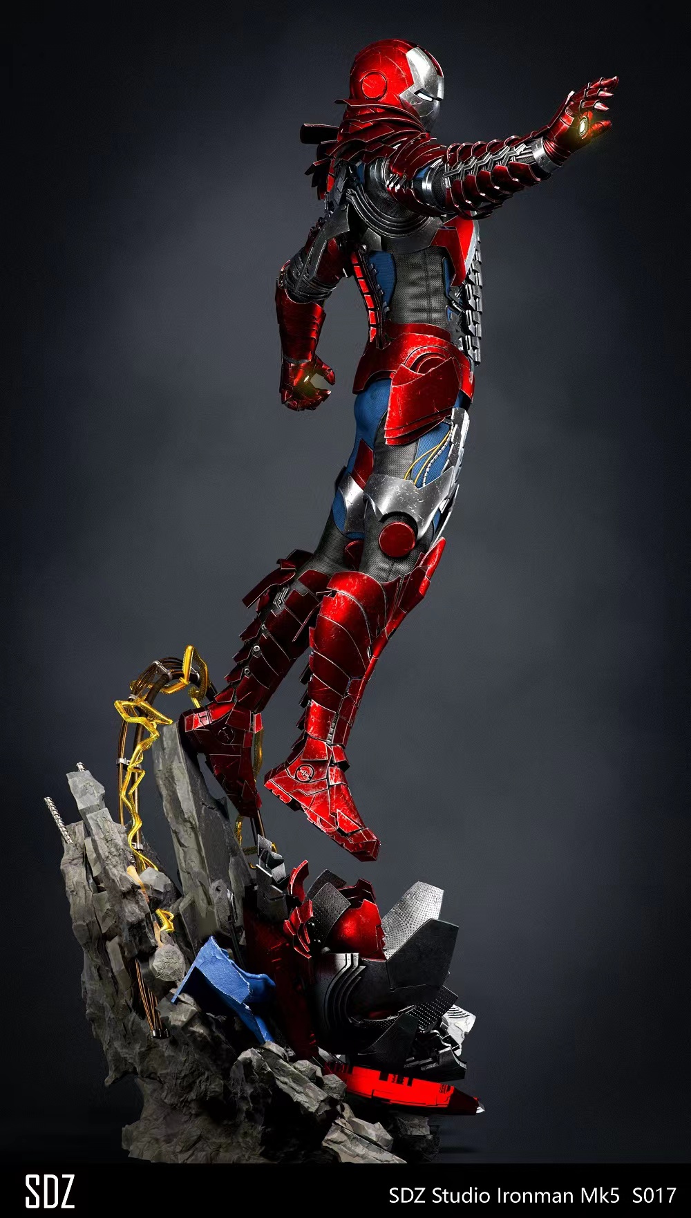 In stock SDZ Studio Iron Man MK5 Mark5 1/4 scale Polystone